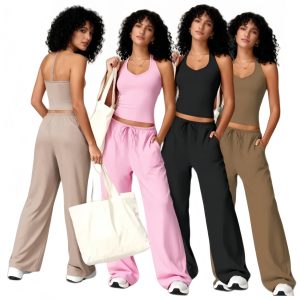 Women's 2-Piece Yoga Set: Sports Bra & Fitness Outfit