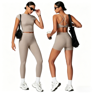 Women's 3-Piece Fitness & Yoga Set